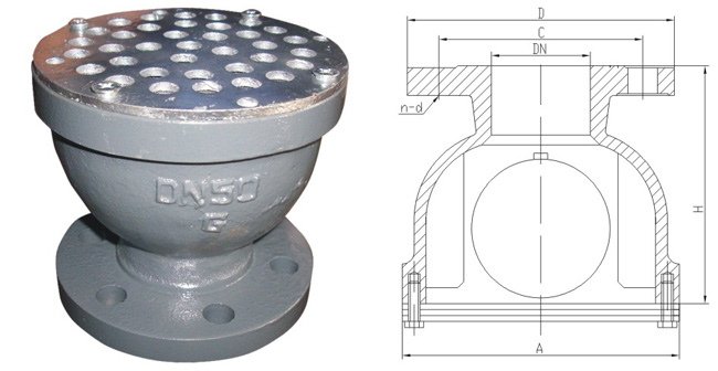 船用B、BS 型鵝頸式空氣管頭CB/T3594-94